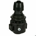 Dixon Wilkerson by Relieving Standard Regulator without Gauge, 1/2 in NPT/BSPP-G, 0 to 125 psig Adjustable R26-04R